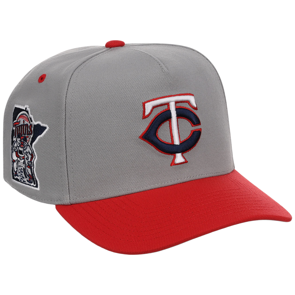 Minnesota Twins Mitchell & Ness MLB 'Era Flip' Heritage Series Pro Pinch - Grey/Red