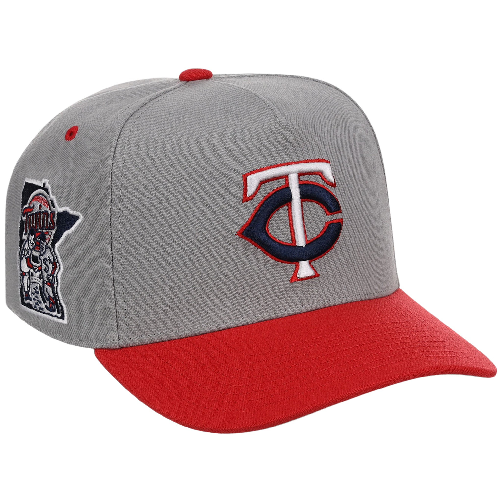 Minnesota Twins Mitchell & Ness MLB 'Era Flip' Heritage Series Pro Pinch - Grey/Red