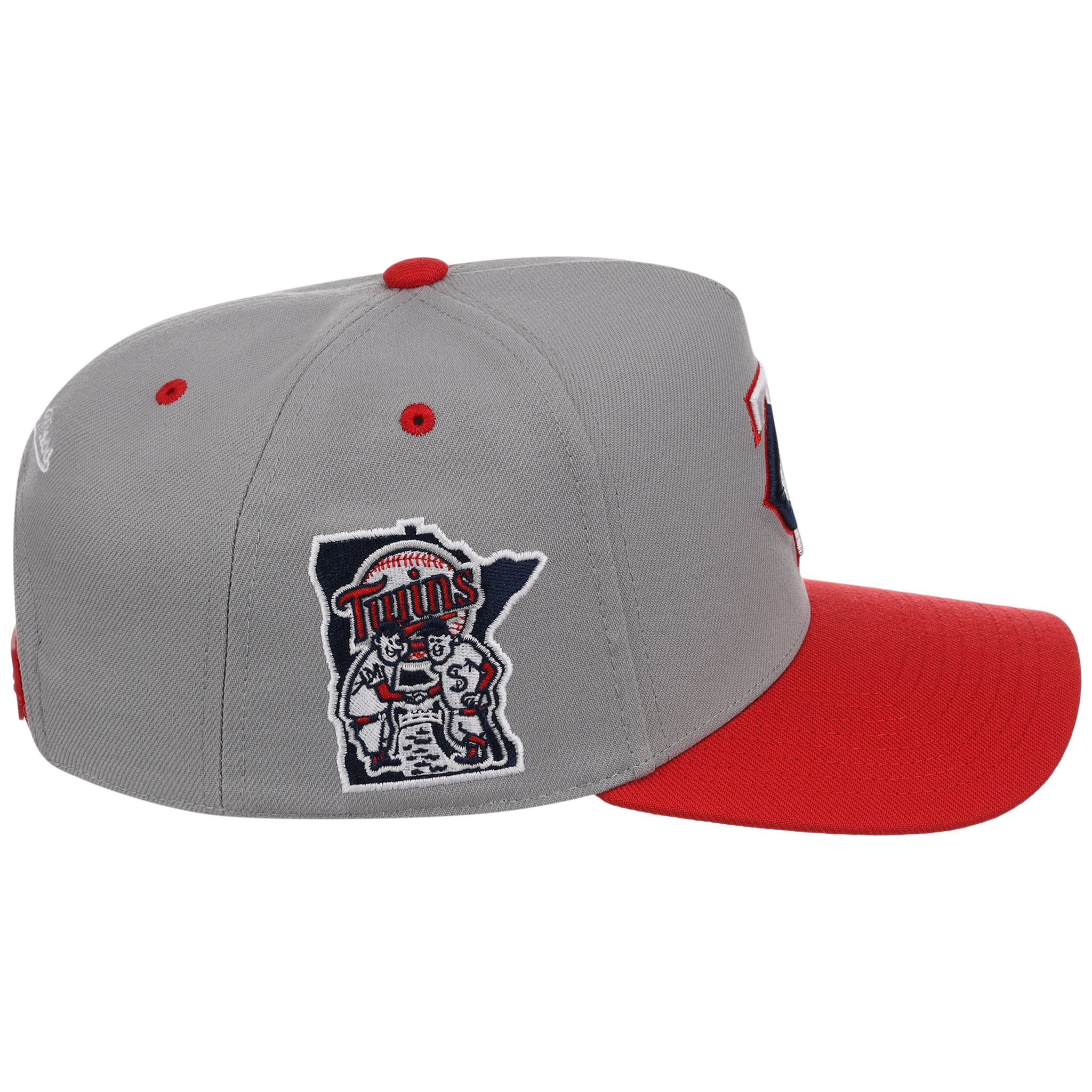 Minnesota Twins Mitchell & Ness MLB 'Era Flip' Heritage Series Pro Pinch - Grey/Red