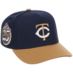 Minnesota Twins Mitchell & Ness MLB 'Era Flip' Heritage Series Pro Pinch - Navy/Tan