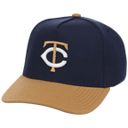 Minnesota Twins Mitchell & Ness MLB 'Era Flip' Heritage Series Pro Pinch - Navy/Tan
