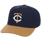 Minnesota Twins Mitchell & Ness MLB 'Era Flip' Heritage Series Pro Pinch - Navy/Tan
