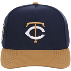 Minnesota Twins Mitchell & Ness MLB 'Era Flip' Heritage Series Pro Pinch - Navy/Tan