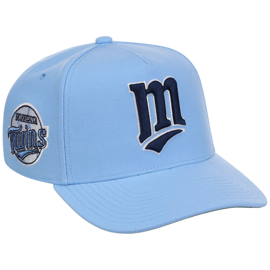 Minnesota Twins Mitchell & Ness MLB 'Era Flip' Heritage Series Pro Pinch - Sky/Sky