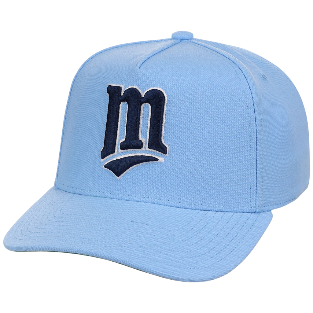 Minnesota Twins Mitchell & Ness MLB 'Era Flip' Heritage Series Pro Pinch - Sky/Sky