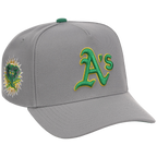 Oakland Athletics Mitchell & Ness MLB 'Era Flip' Heritage Series Pro Pinch - Grey/Grey