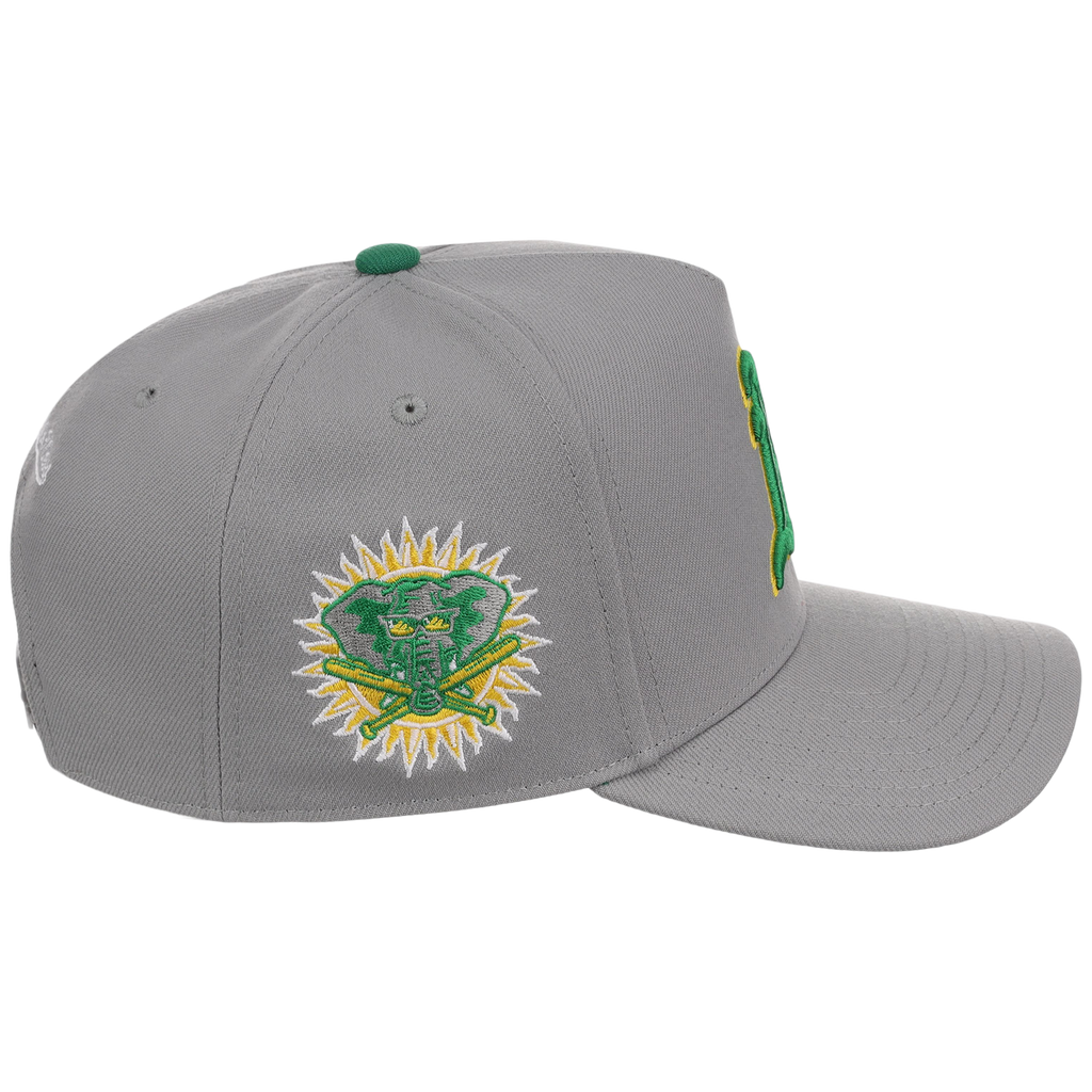 Oakland Athletics Mitchell & Ness MLB 'Era Flip' Heritage Series Pro Pinch - Grey/Grey