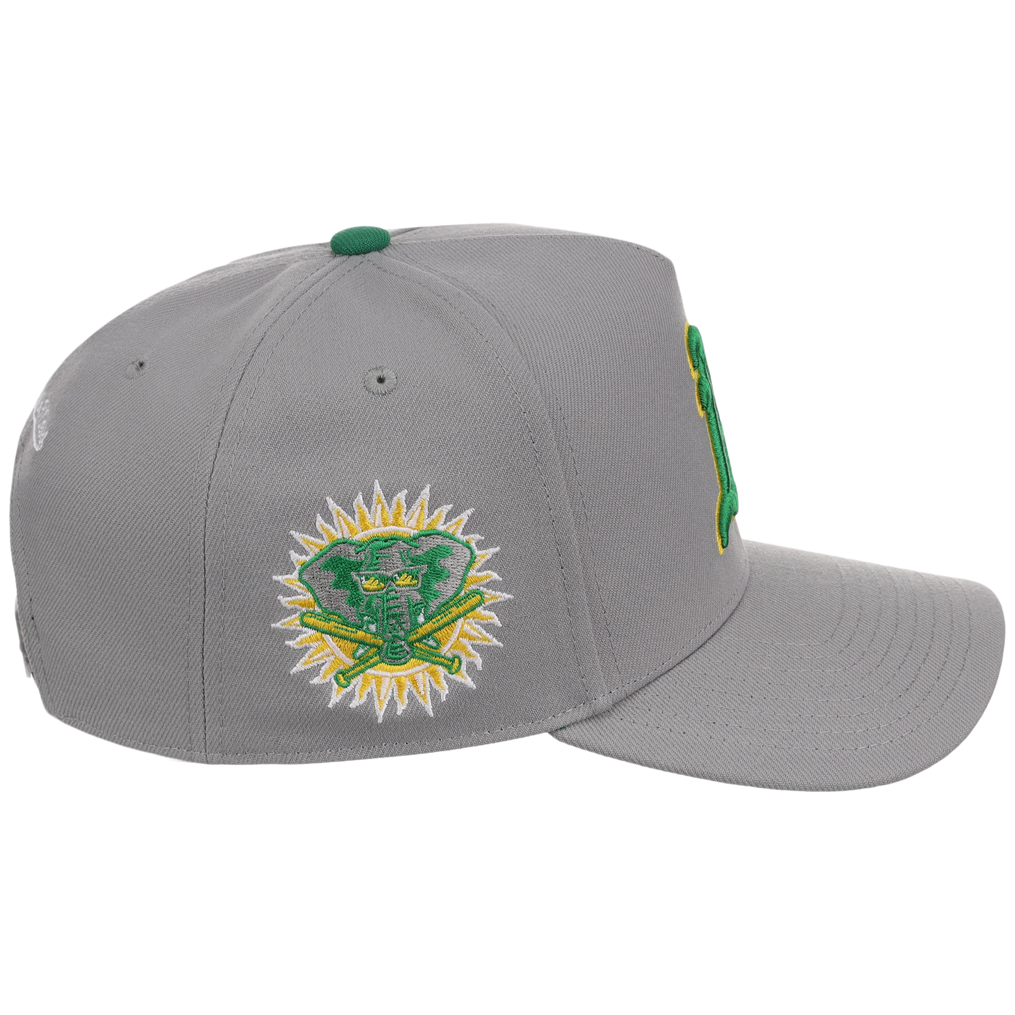 Oakland Athletics Mitchell & Ness MLB 'Era Flip' Heritage Series Pro Pinch - Grey/Grey