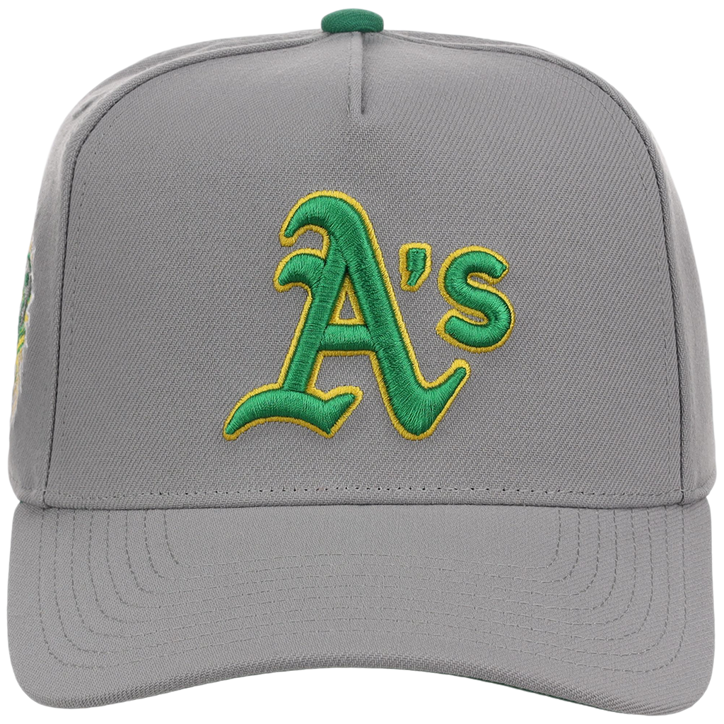 Oakland Athletics Mitchell & Ness MLB 'Era Flip' Heritage Series Pro Pinch - Grey/Grey