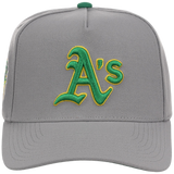 Oakland Athletics Mitchell & Ness MLB 'Era Flip' Heritage Series Pro Pinch - Grey/Grey
