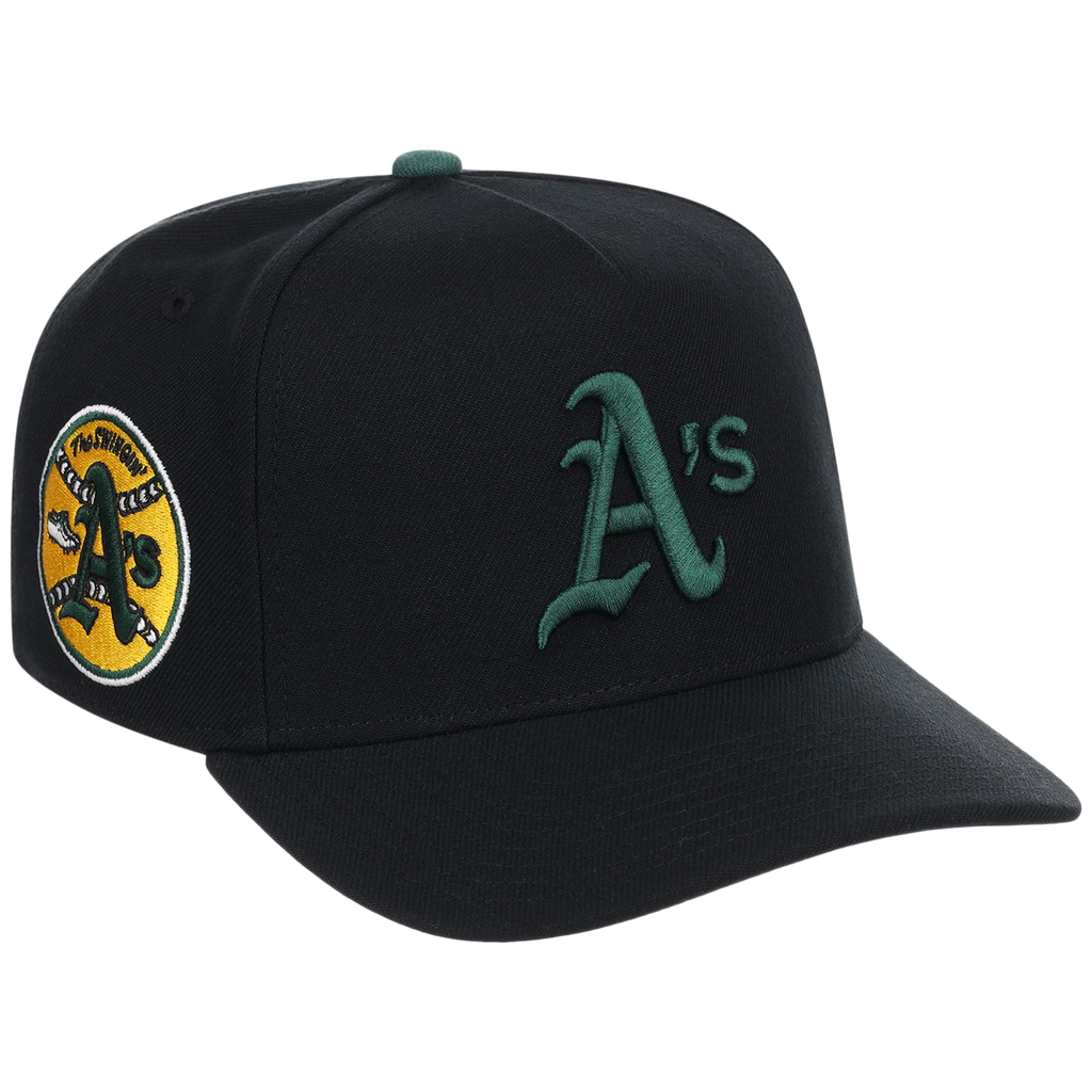 Oakland Athletics Mitchell & Ness MLB 'Era Flip' Heritage Series Pro Pinch - Black/Black