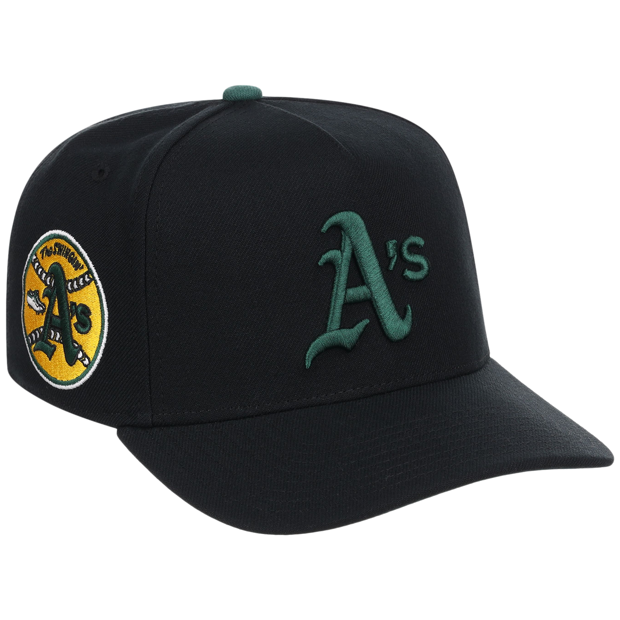 Oakland Athletics Mitchell & Ness MLB 'Era Flip' Heritage Series Pro Pinch - Black/Black