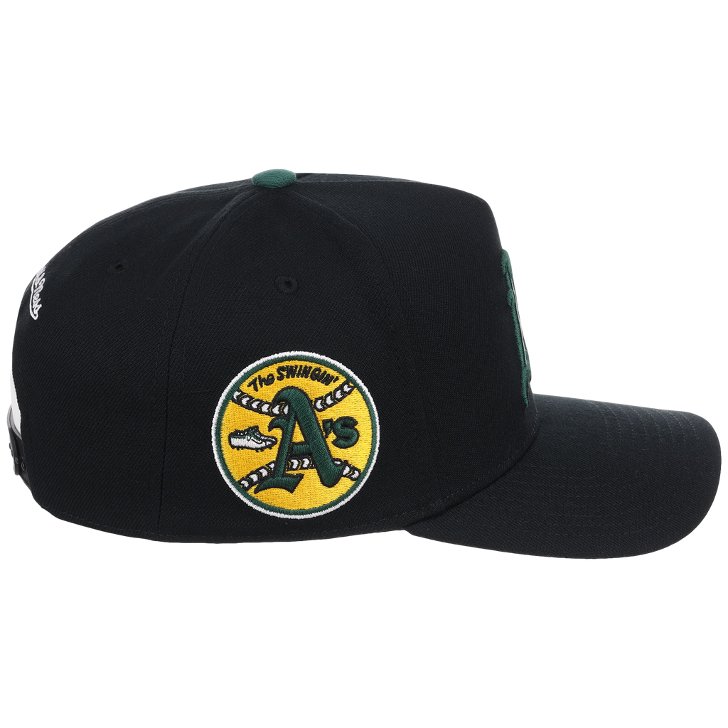 Oakland Athletics Mitchell & Ness MLB 'Era Flip' Heritage Series Pro Pinch - Black/Black