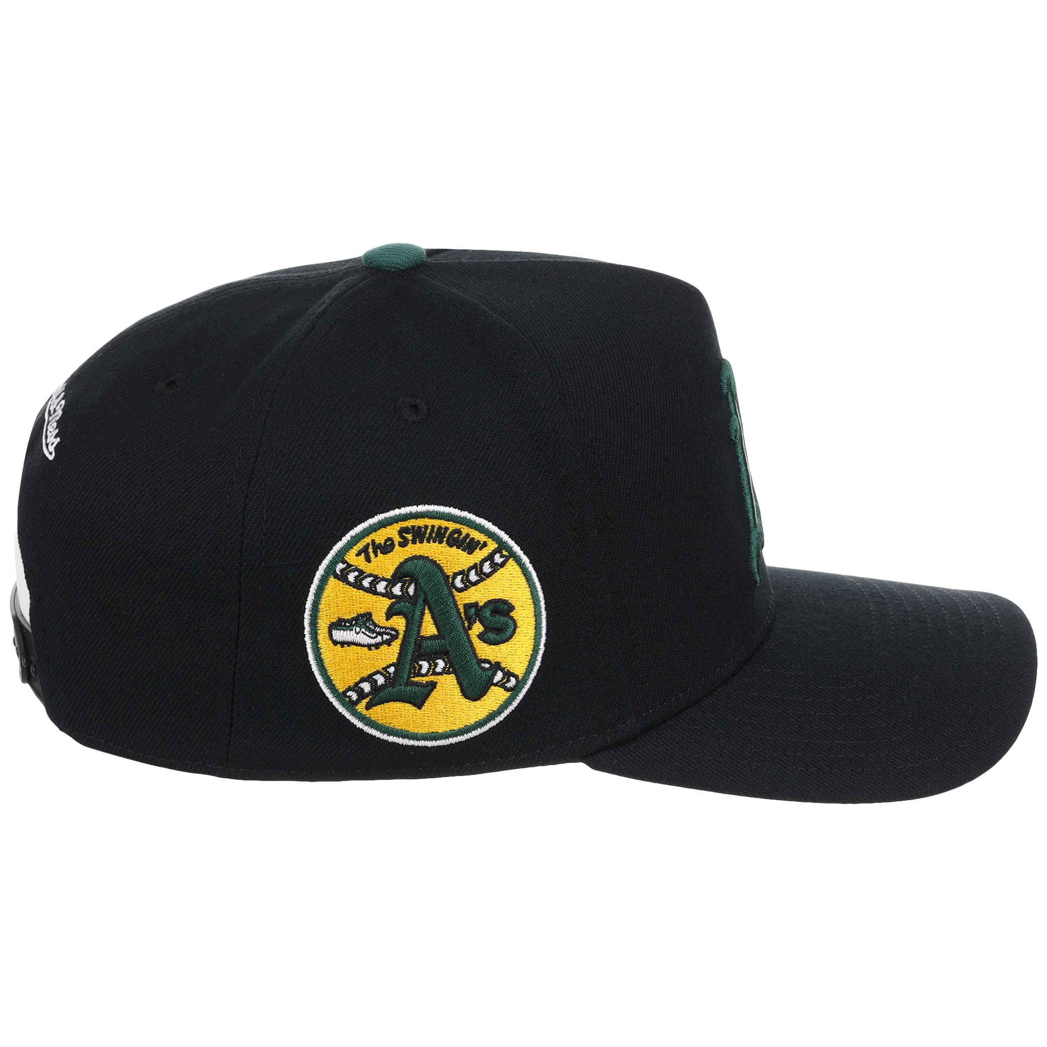 Oakland Athletics Mitchell & Ness MLB 'Era Flip' Heritage Series Pro Pinch - Black/Black