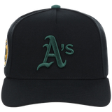Oakland Athletics Mitchell & Ness MLB 'Era Flip' Heritage Series Pro Pinch - Black/Black