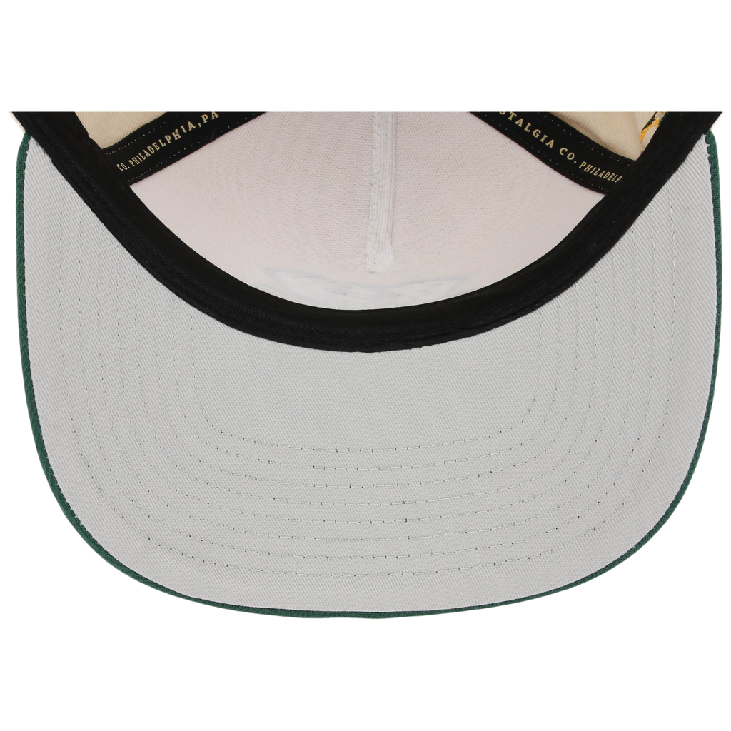 Oakland Athletics Mitchell & Ness MLB 'Era Flip' Heritage Series Pro Pinch - Cream/Darkk Green