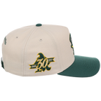 Oakland Athletics Mitchell & Ness MLB 'Era Flip' Heritage Series Pro Pinch - Cream/Darkk Green