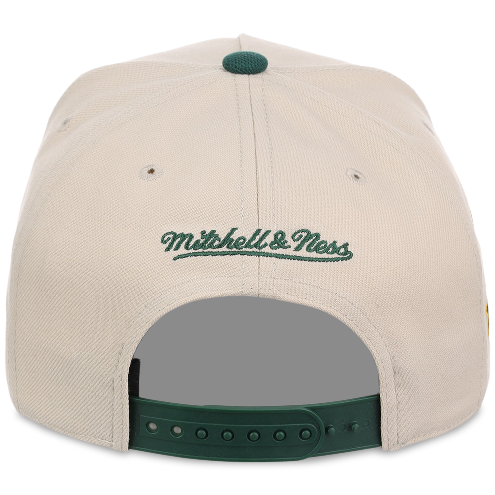 Oakland Athletics Mitchell & Ness MLB 'Era Flip' Heritage Series Pro Pinch - Cream/Darkk Green