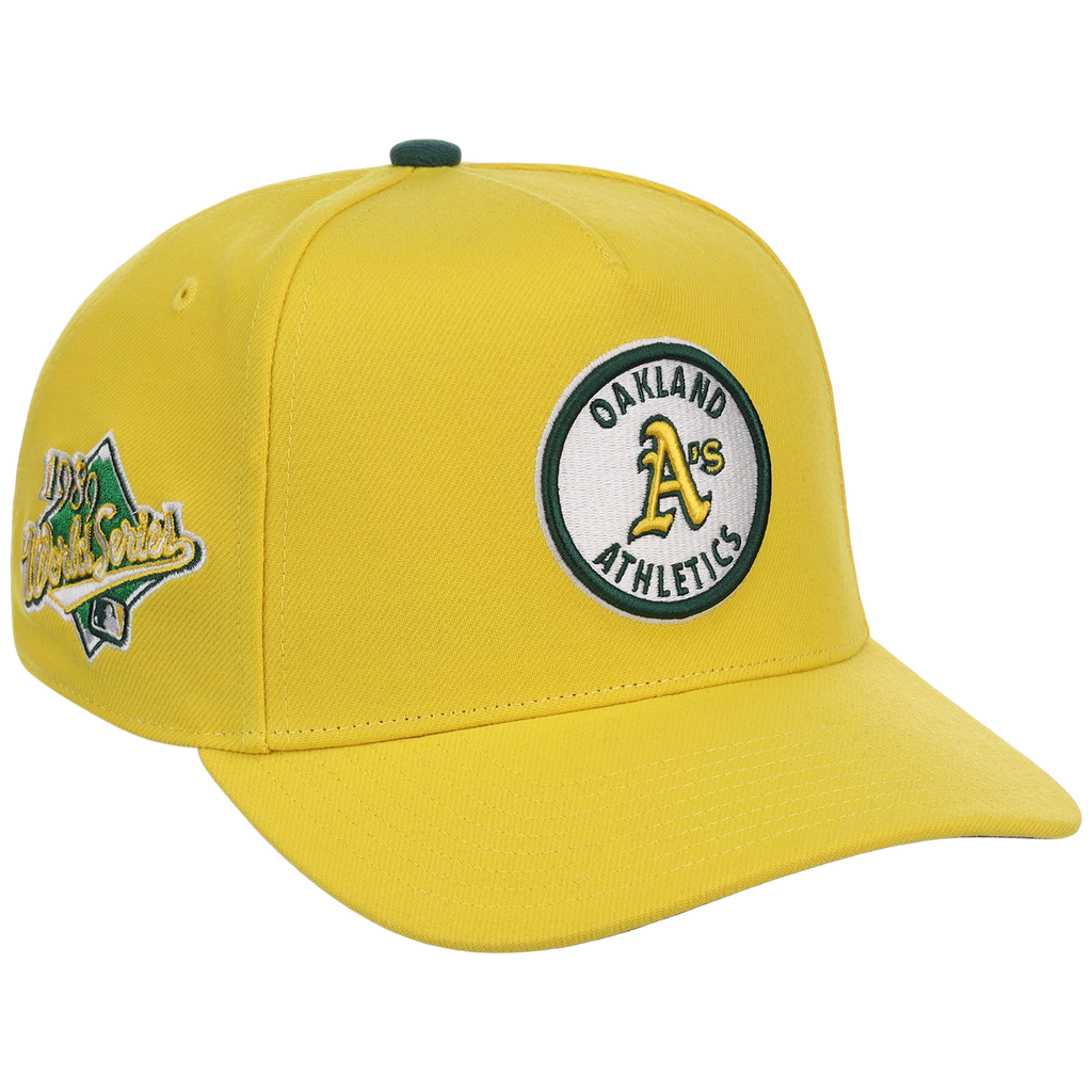 Oakland Athletics Mitchell & Ness MLB 'Era Flip' Heritage Series Pro Pinch - Yellow/Yellow