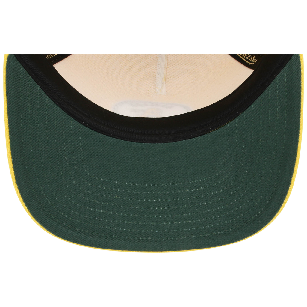 Oakland Athletics Mitchell & Ness MLB 'Era Flip' Heritage Series Pro Pinch - Yellow/Yellow