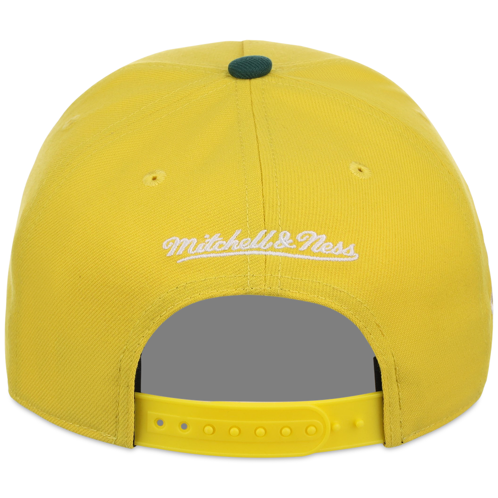 Oakland Athletics Mitchell & Ness MLB 'Era Flip' Heritage Series Pro Pinch - Yellow/Yellow
