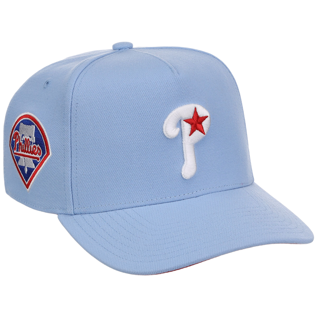 Philadelphia Phillies Mitchell & Ness MLB 'Era Flip' Heritage Series Pro Pinch - Sky/Sky