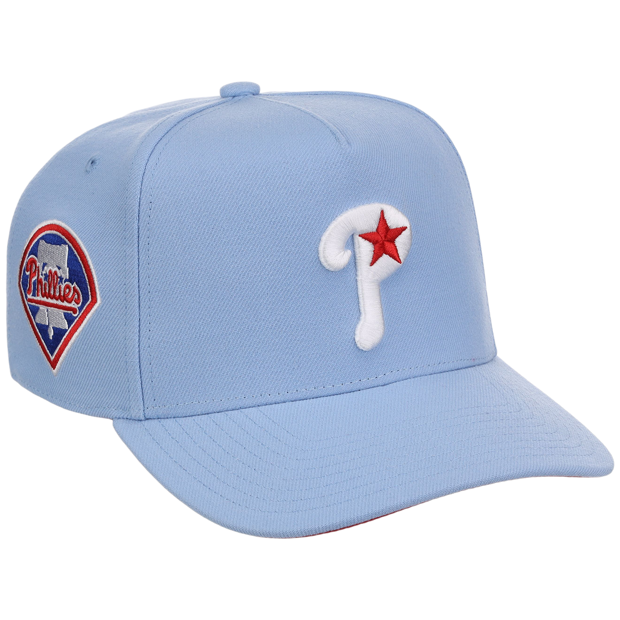 Philadelphia Phillies Mitchell & Ness MLB 'Era Flip' Heritage Series Pro Pinch - Sky/Sky