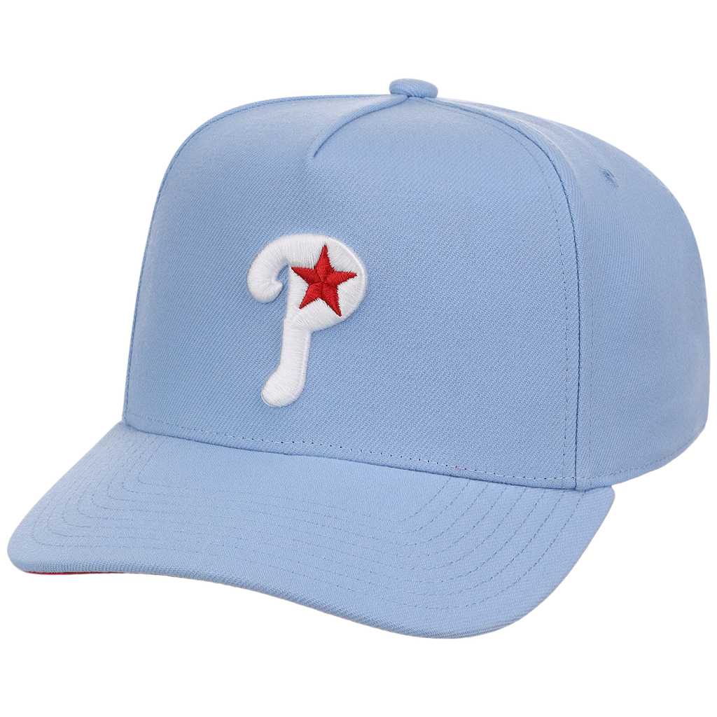 Philadelphia Phillies Mitchell & Ness MLB 'Era Flip' Heritage Series Pro Pinch - Sky/Sky