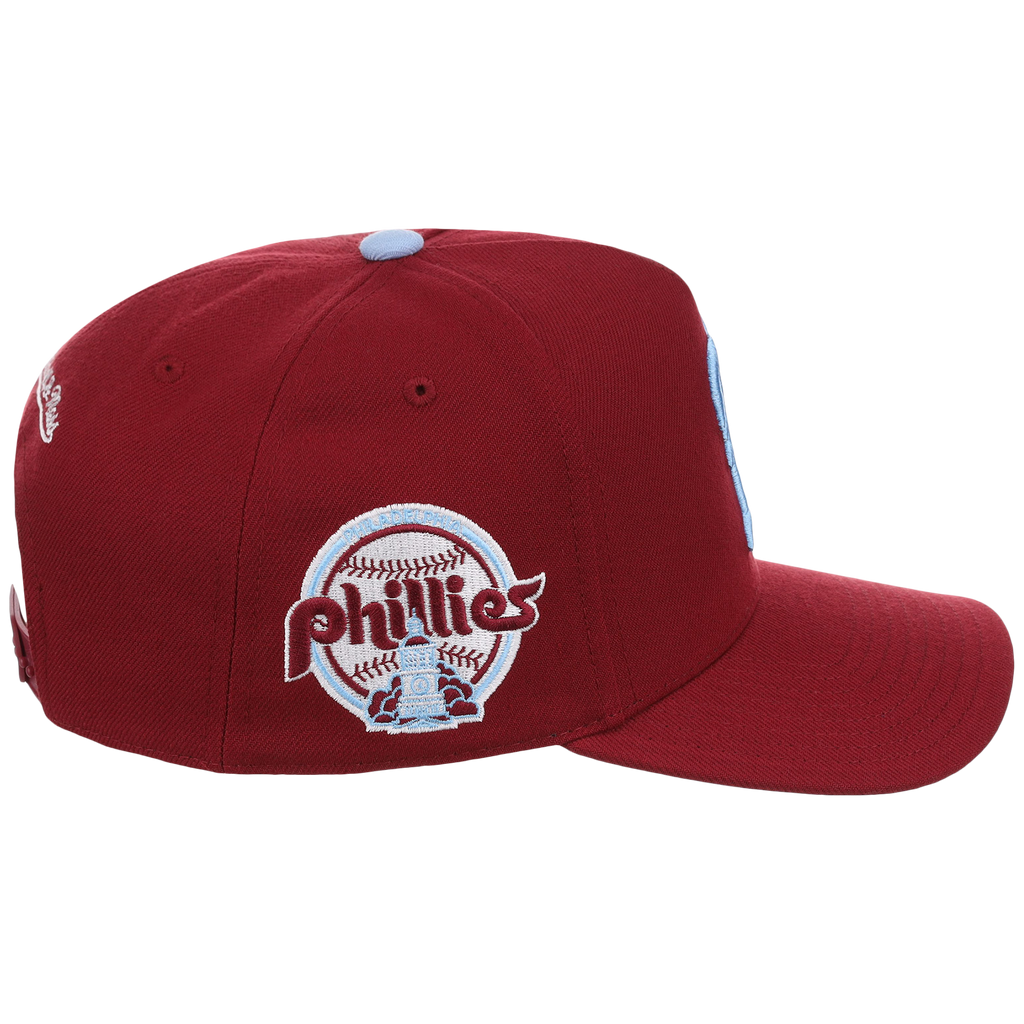Philadelphia Phillies Mitchell & Ness MLB 'Era Flip' Heritage Series Pro Pinch - Maroon/Maroon