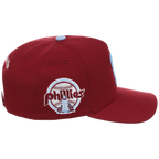 Philadelphia Phillies Mitchell & Ness MLB 'Era Flip' Heritage Series Pro Pinch - Maroon/Maroon