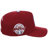 Philadelphia Phillies Mitchell & Ness MLB 'Era Flip' Heritage Series Pro Pinch - Maroon/Maroon
