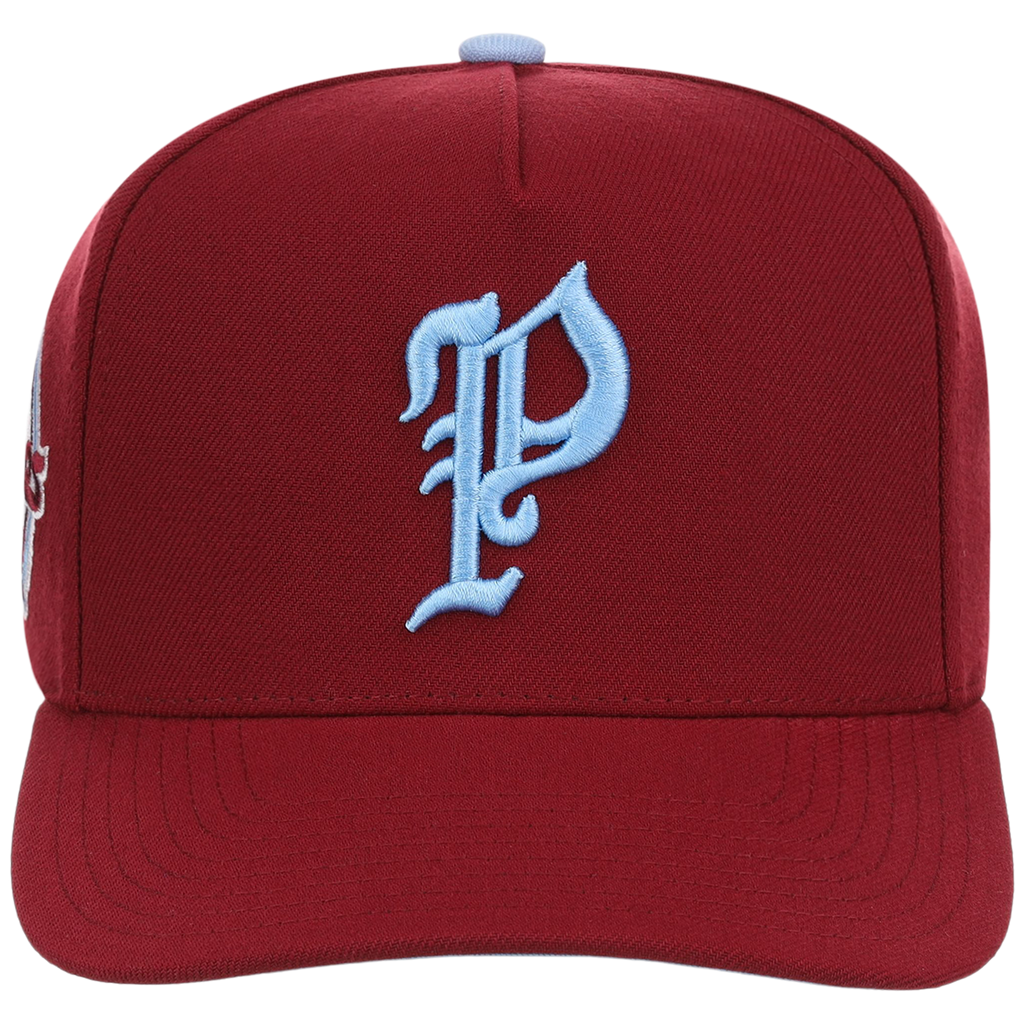 Philadelphia Phillies Mitchell & Ness MLB 'Era Flip' Heritage Series Pro Pinch - Maroon/Maroon