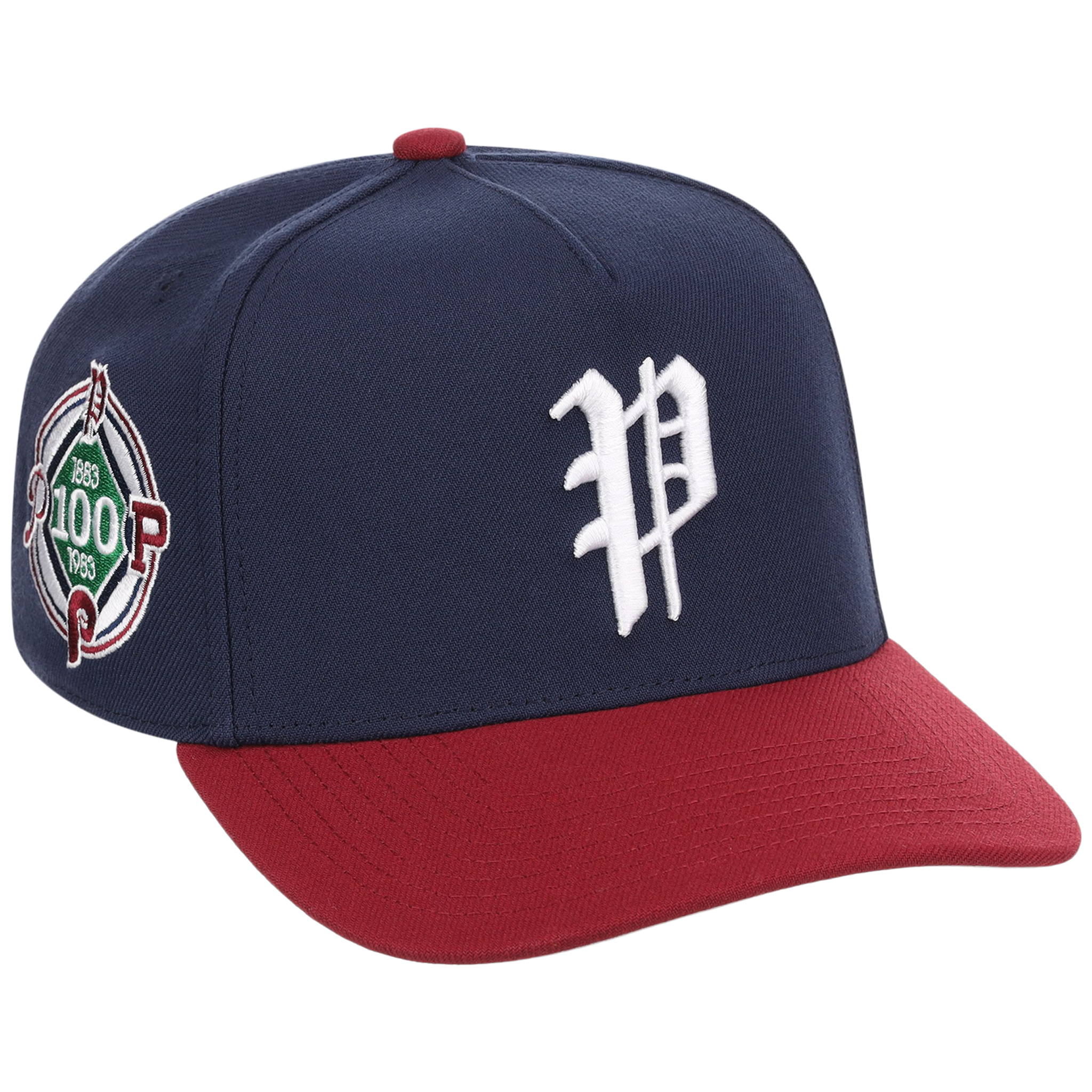 Philadelphia Phillies Mitchell & Ness MLB 'Era Flip' Heritage Series Pro Pinch - Navy/Maroon