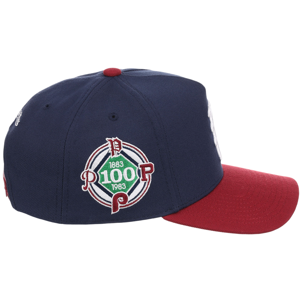 Philadelphia Phillies Mitchell & Ness MLB 'Era Flip' Heritage Series Pro Pinch - Navy/Maroon