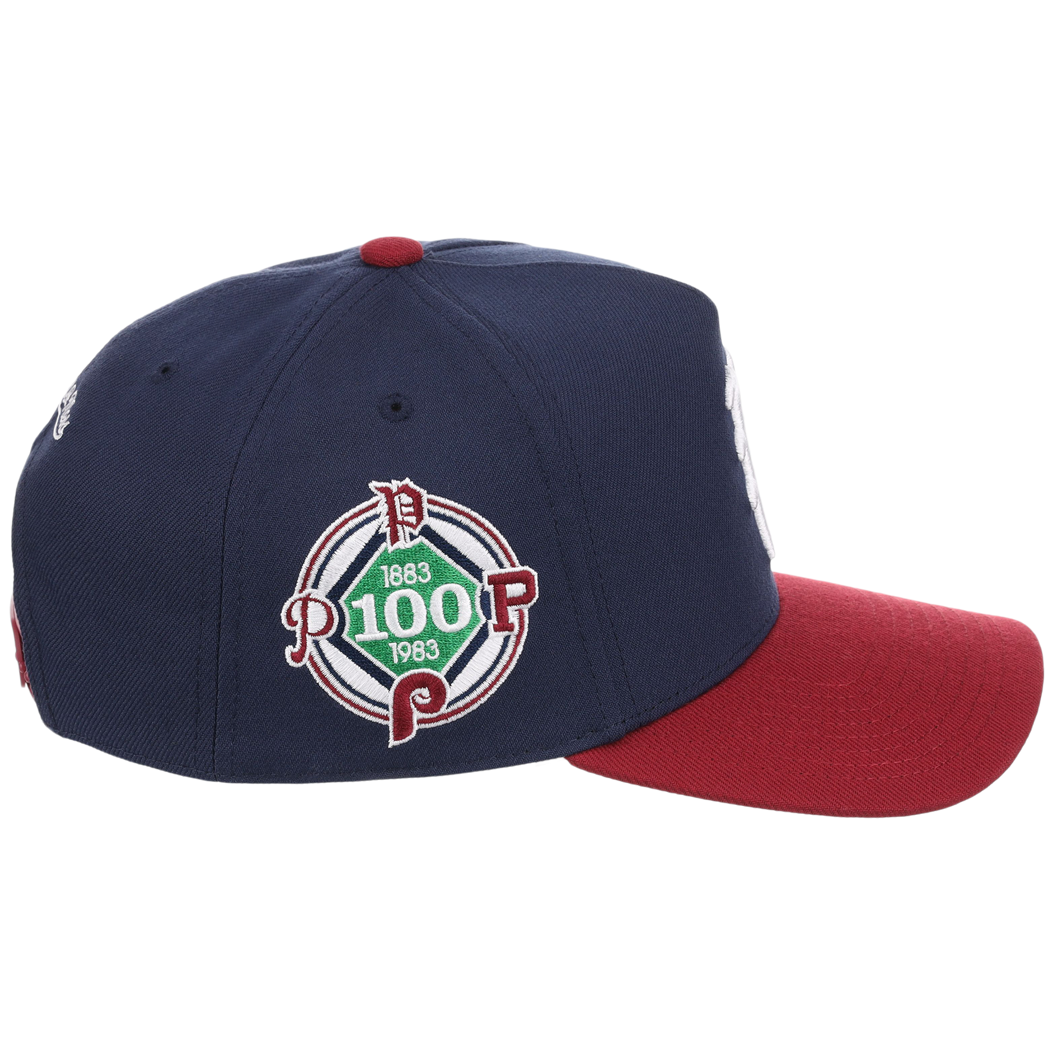 Philadelphia Phillies Mitchell & Ness MLB 'Era Flip' Heritage Series Pro Pinch - Navy/Maroon