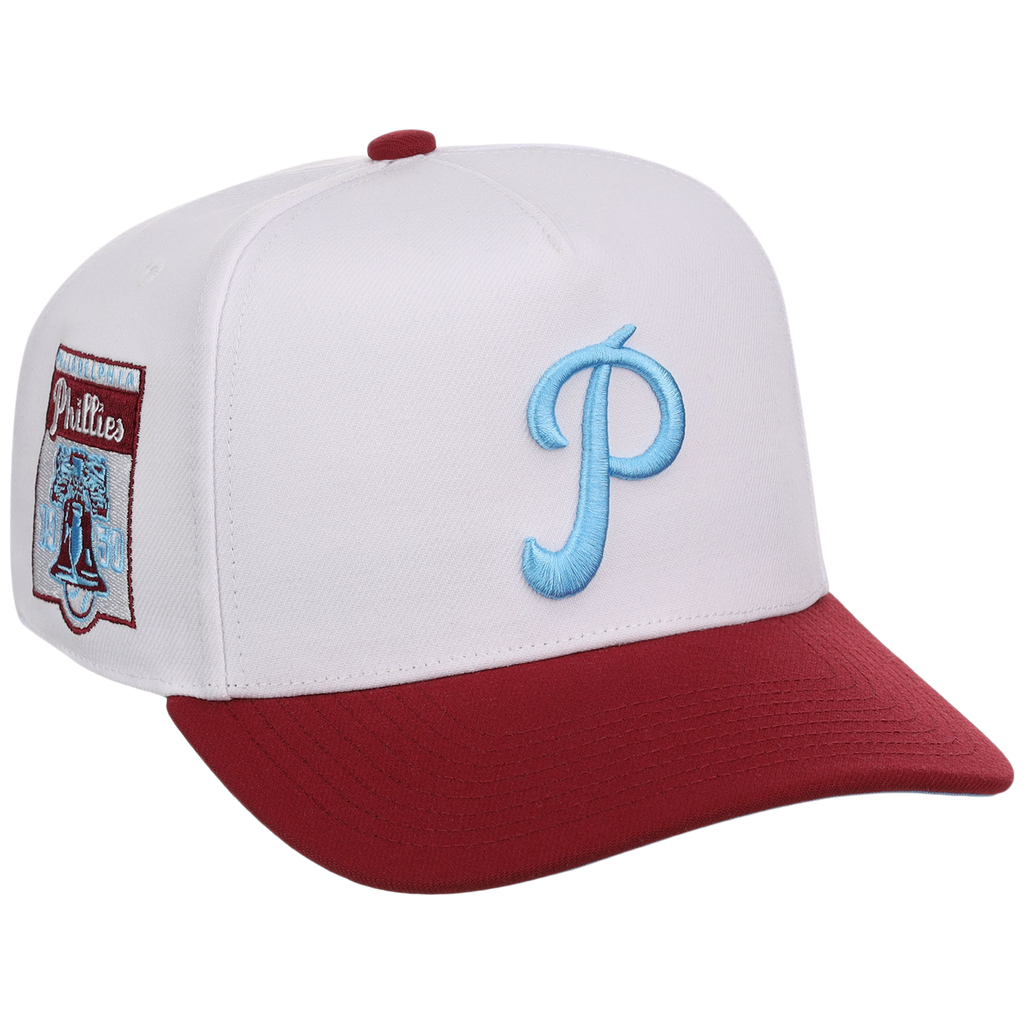 Philadelphia Phillies Mitchell & Ness MLB 'Era Flip' Heritage Series Pro Pinch - White/Maroon