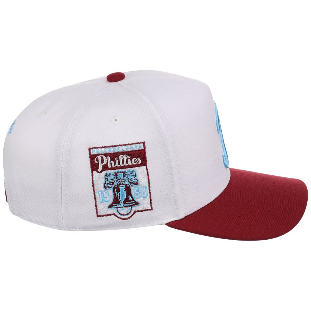 Philadelphia Phillies Mitchell & Ness MLB 'Era Flip' Heritage Series Pro Pinch - White/Maroon