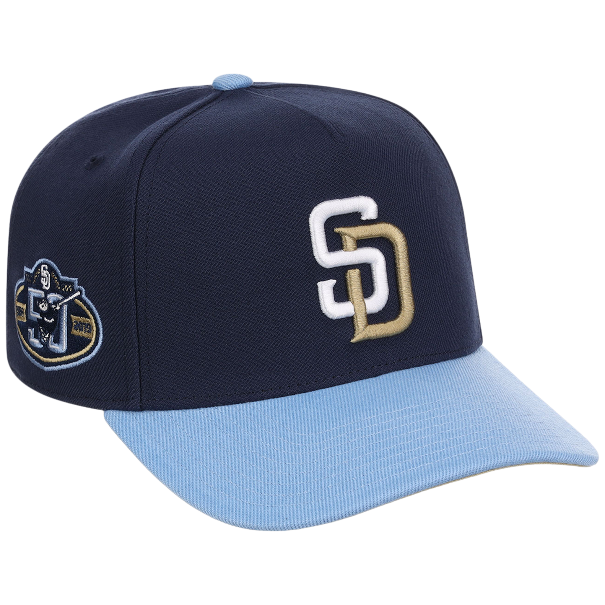 San Diego Padres Mitchell & Ness MLB 'Era Flip' Heritage Series Pro Pinch - Navy/Sky