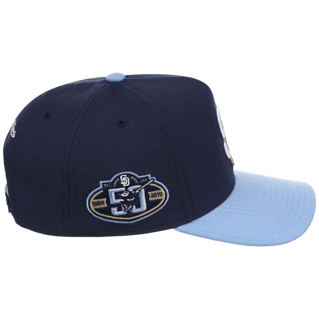 San Diego Padres Mitchell & Ness MLB 'Era Flip' Heritage Series Pro Pinch - Navy/Sky