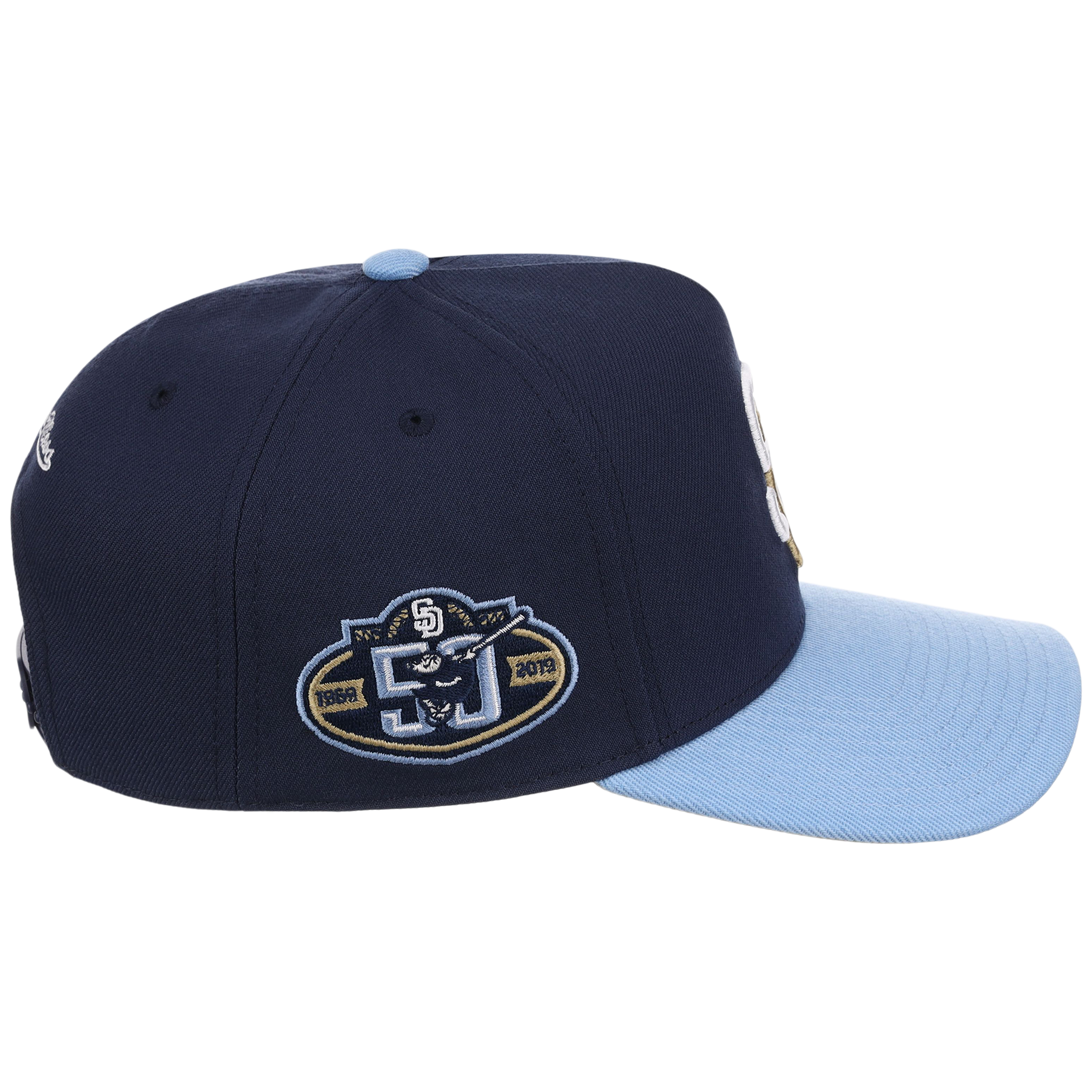 San Diego Padres Mitchell & Ness MLB 'Era Flip' Heritage Series Pro Pinch - Navy/Sky