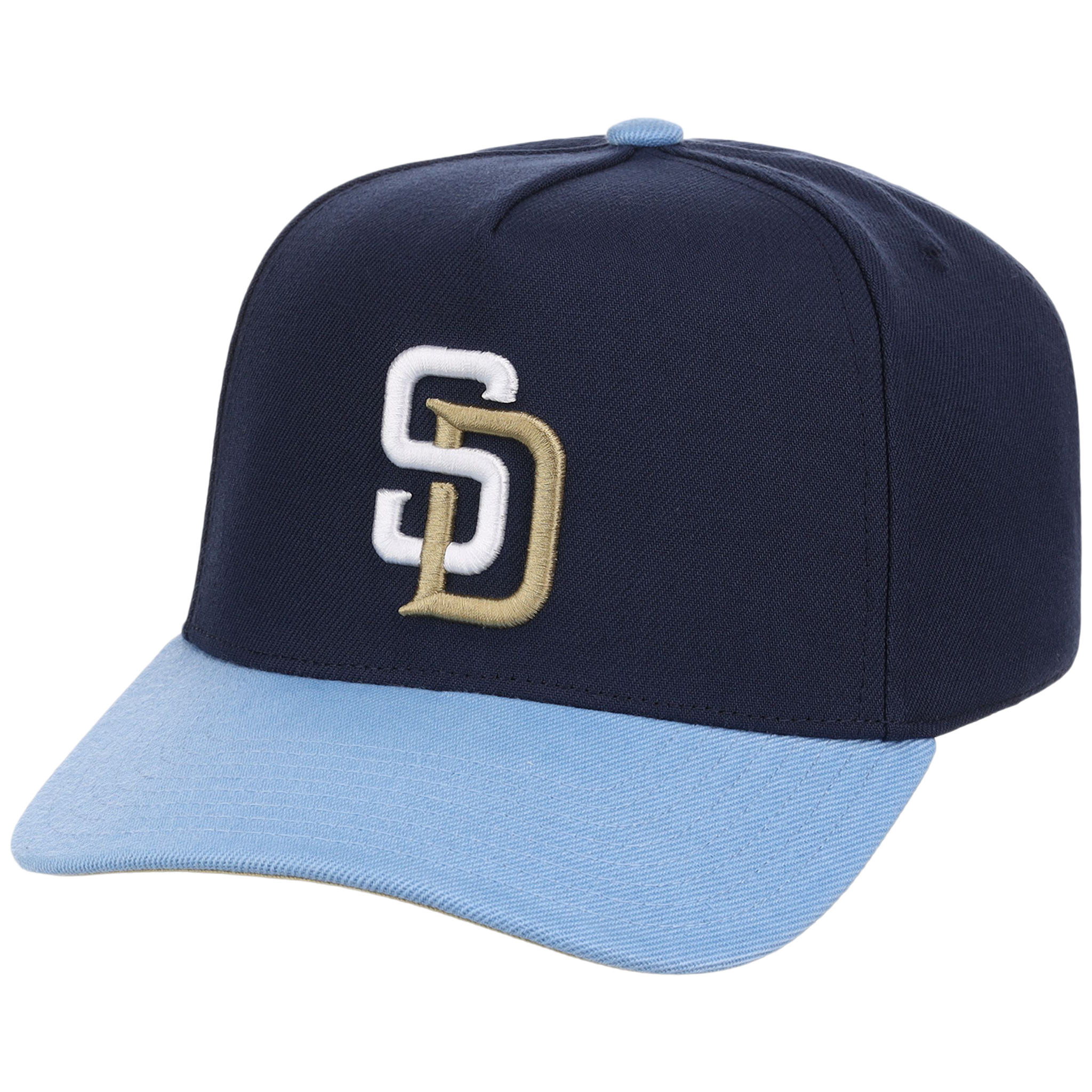 San Diego Padres Mitchell & Ness MLB 'Era Flip' Heritage Series Pro Pinch - Navy/Sky