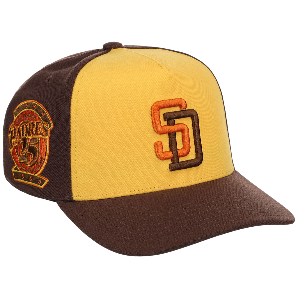 San Diego Padres Mitchell & Ness MLB 'Era Flip' Heritage Series Pro Pinch - Yellow/Brown