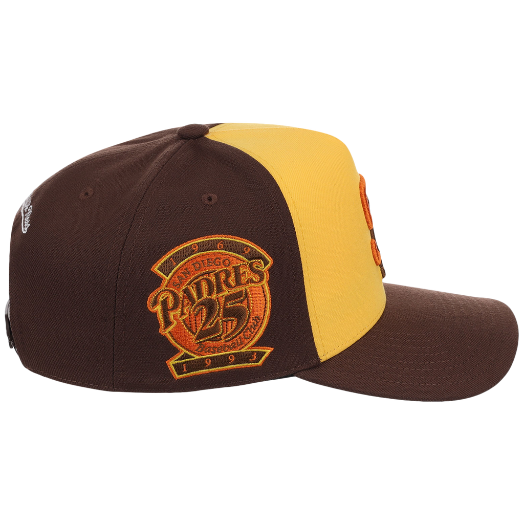 San Diego Padres Mitchell & Ness MLB 'Era Flip' Heritage Series Pro Pinch - Yellow/Brown