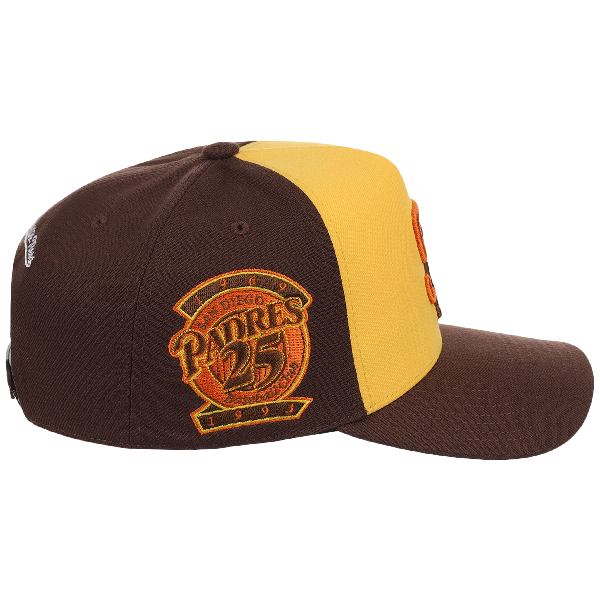 San Diego Padres Mitchell & Ness MLB 'Era Flip' Heritage Series Pro Pinch - Yellow/Brown