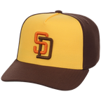 San Diego Padres Mitchell & Ness MLB 'Era Flip' Heritage Series Pro Pinch - Yellow/Brown