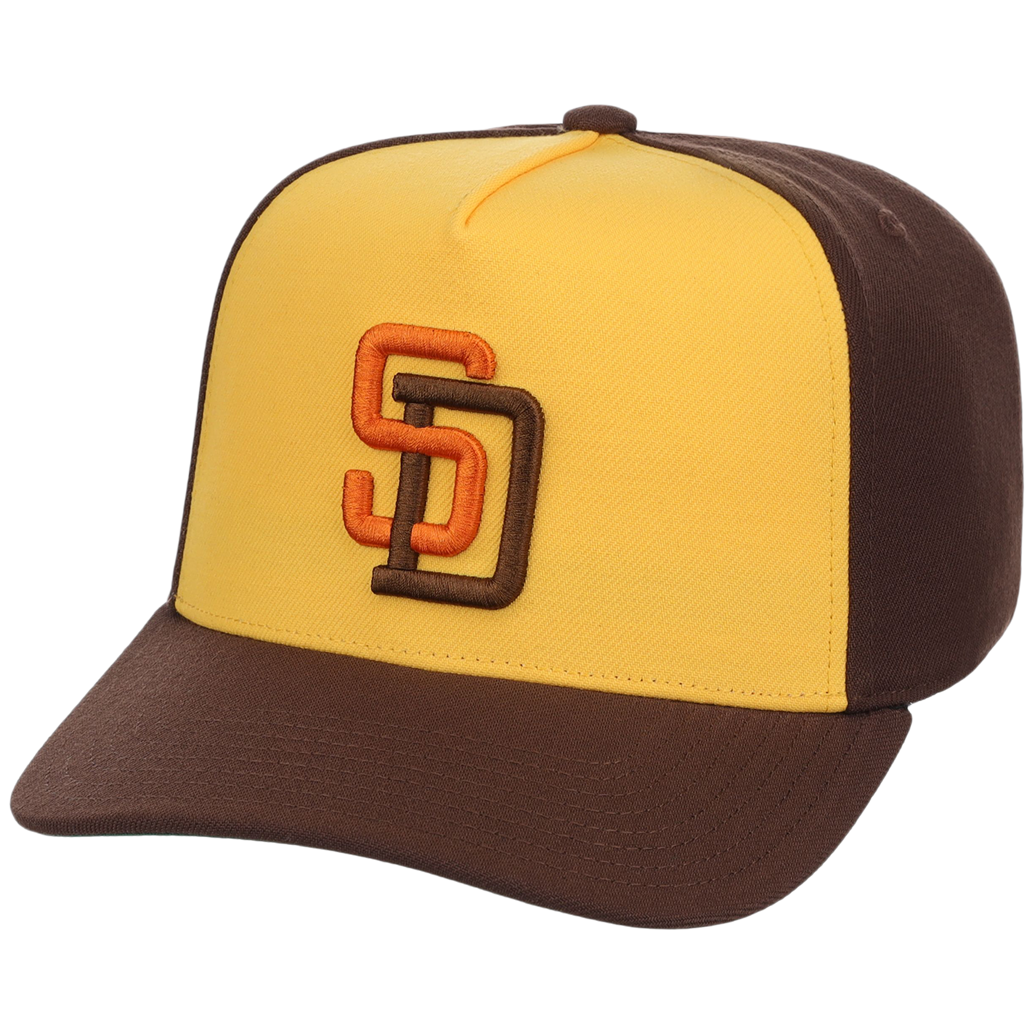 San Diego Padres Mitchell & Ness MLB 'Era Flip' Heritage Series Pro Pinch - Yellow/Brown