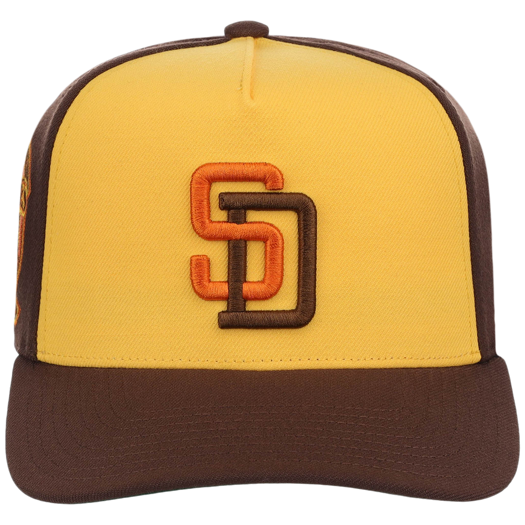 San Diego Padres Mitchell & Ness MLB 'Era Flip' Heritage Series Pro Pinch - Yellow/Brown