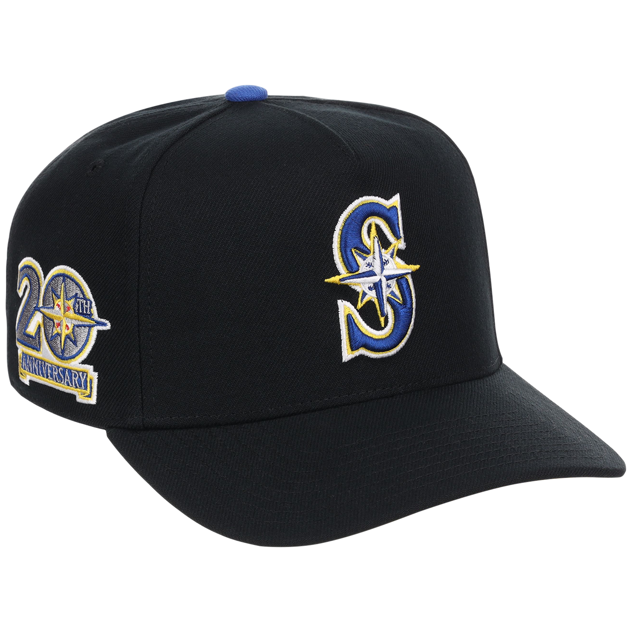 Seattle Mariners Mitchell & Ness MLB 'Era Flip' Heritage Series Pro Pinch - Black/Black