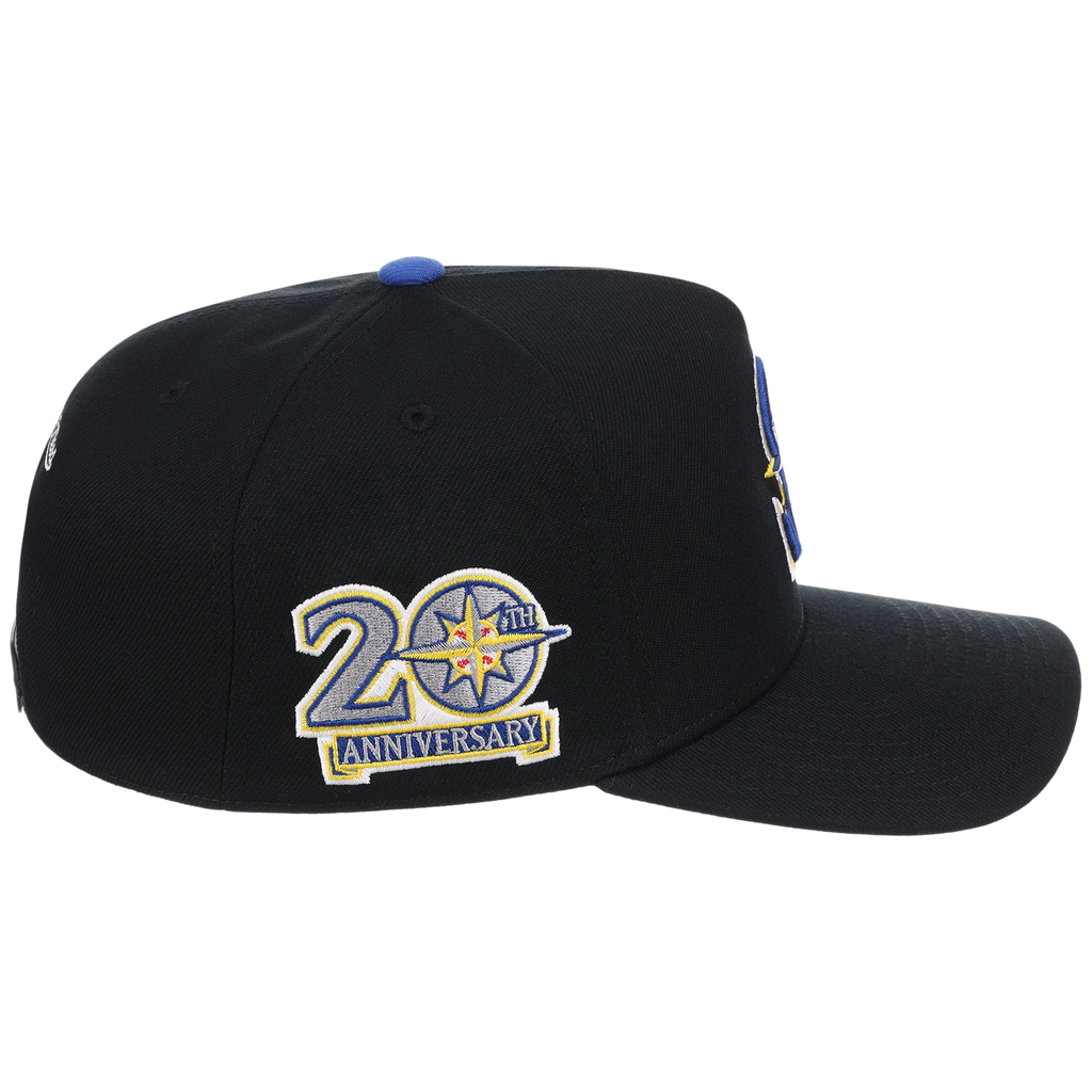 Seattle Mariners Mitchell & Ness MLB 'Era Flip' Heritage Series Pro Pinch - Black/Black