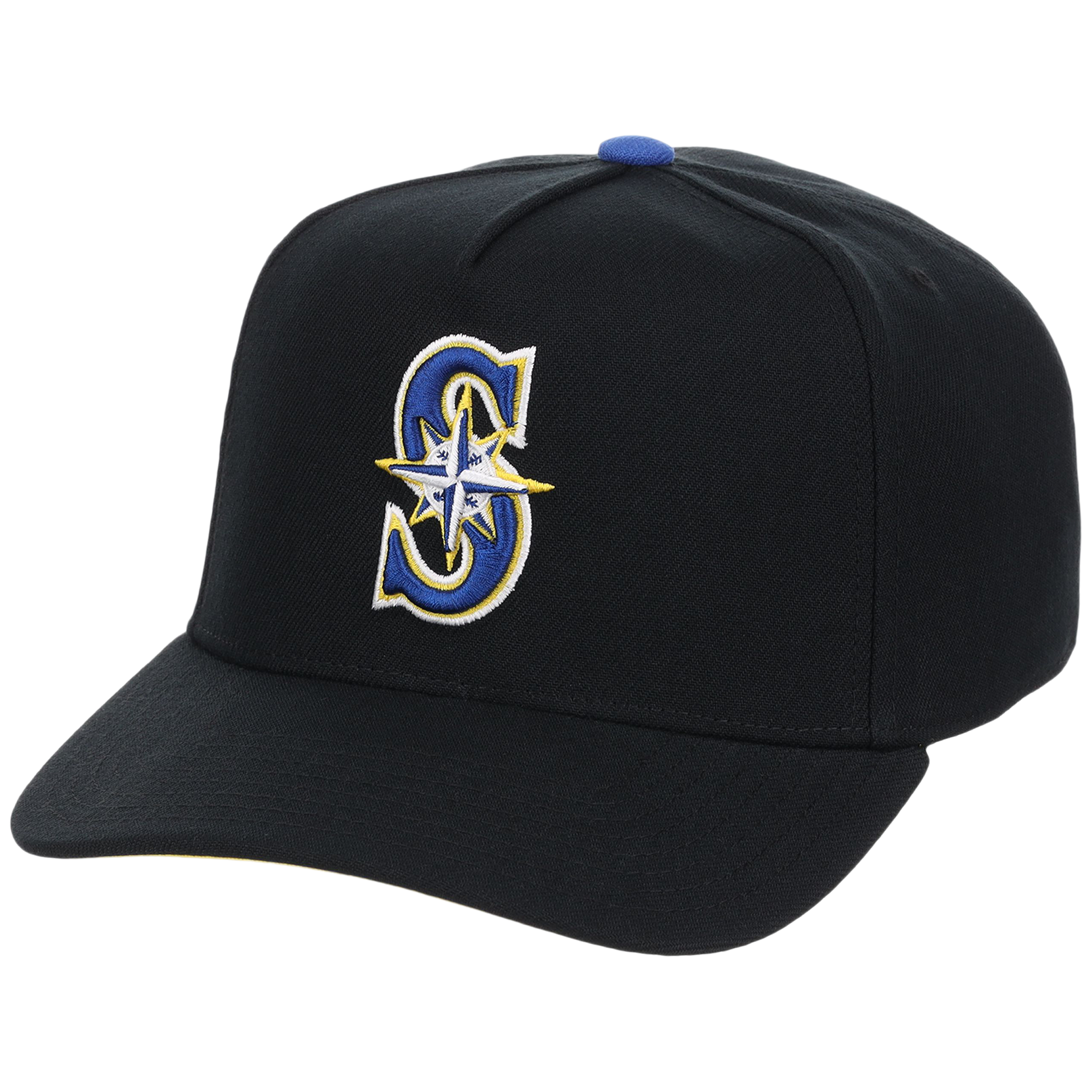 Seattle Mariners Mitchell & Ness MLB 'Era Flip' Heritage Series Pro Pinch - Black/Black